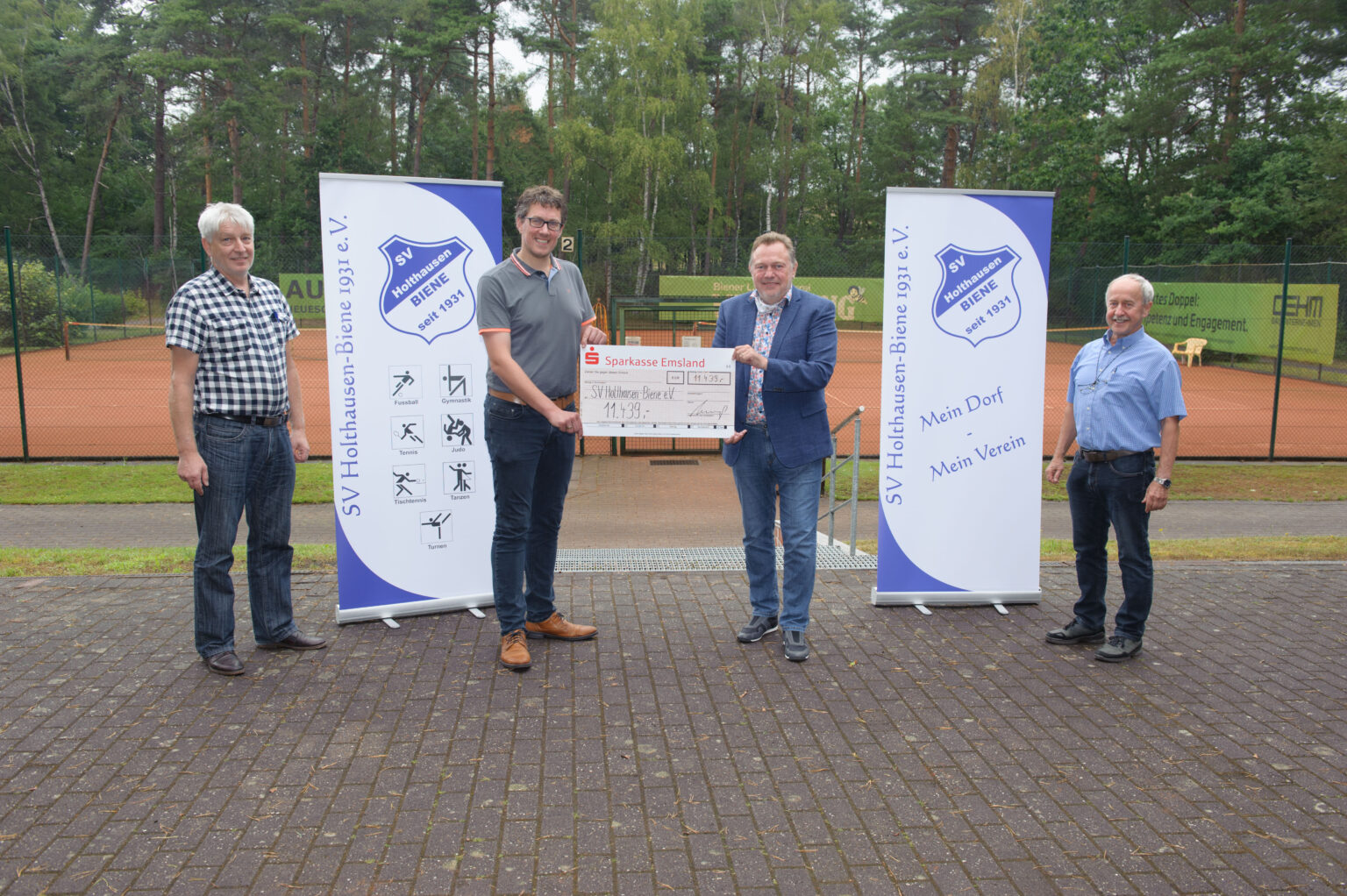 Tennisabteilung des SV HolthausenBiene erhält rund 11.400€ Ems