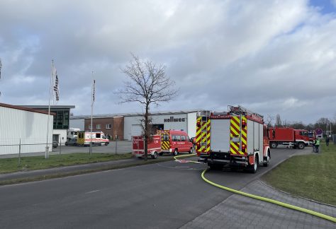 Kompressorraum in Papenburger Betrieb gerät in Brand
