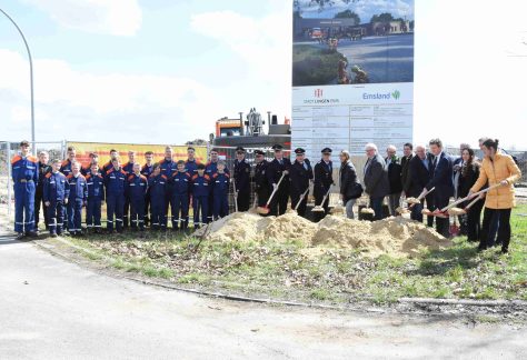 Startschuss für das drei Millionen-Neubauprojekt des Feuerwehrhauses in Lingen-Bramsche