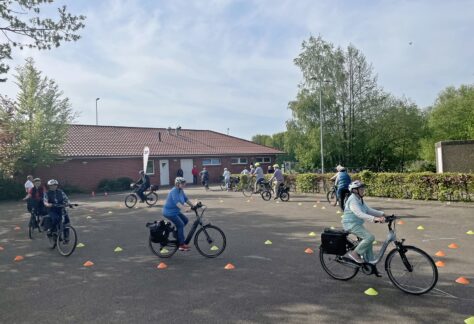 E-Bike-Sicherheitstraining für Senioren in Neuenhaus