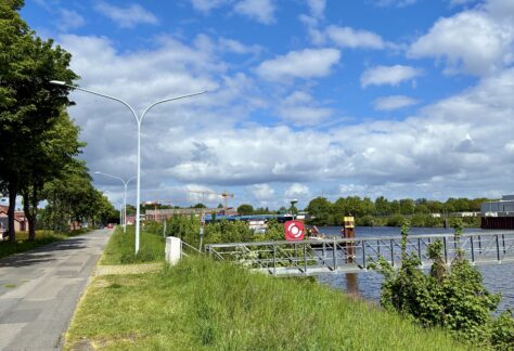 Hochwasserschutz in Haren: Baubeginn und Straßensperrung am Neuen Hafen
