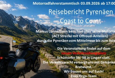 Motorradfahrerstammtisch in Lingen